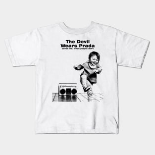 The Devil Wears Prada Saves Me // pencil sketch Kids T-Shirt